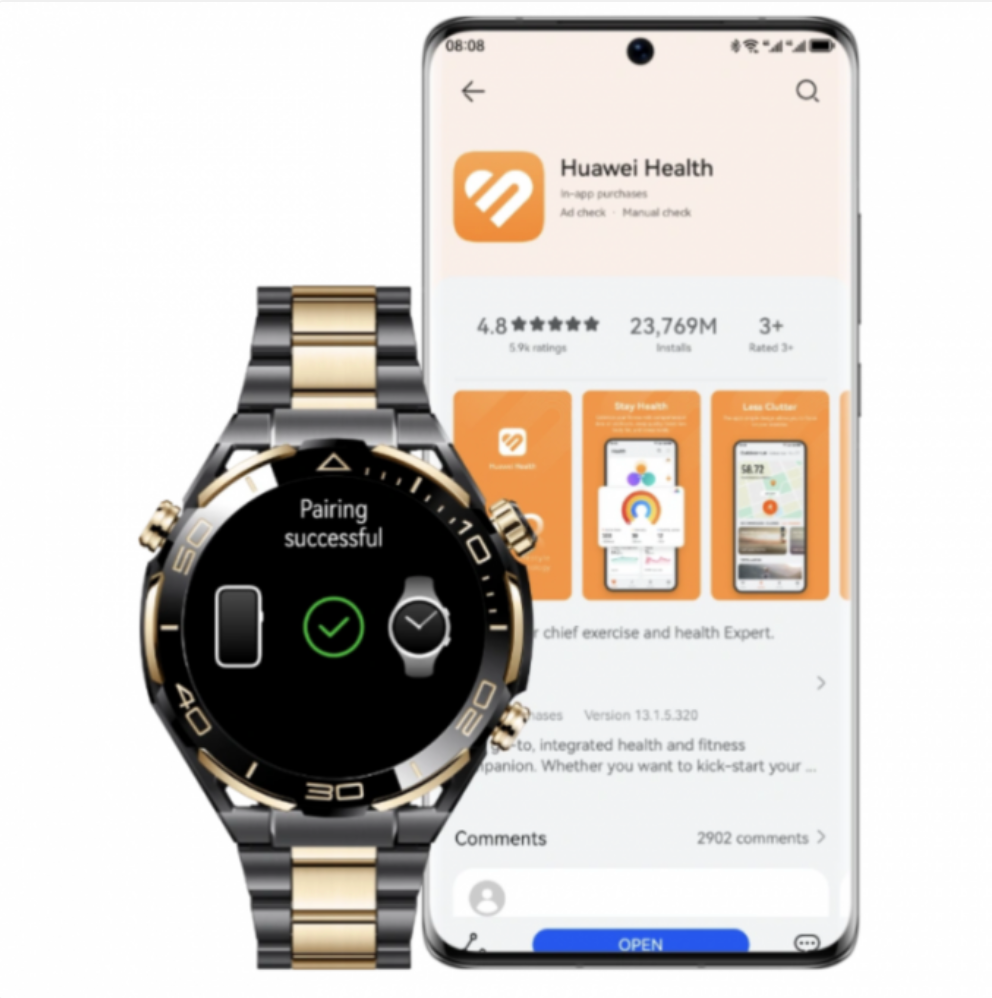 Reloj Élégance d'Or - Huawei Ultimate Design